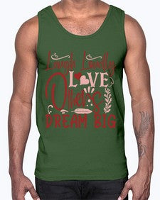 Laugh Loudly Love Others Dream Big Style 92#- motivation- Cotton Tank