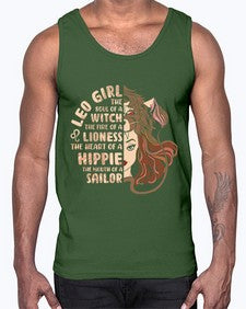 Leo girl 289#- leo- Cotton Tank