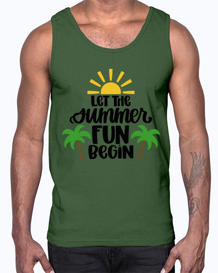 Let The Summer Fun Begin Style 35#- summer- Cotton Tank