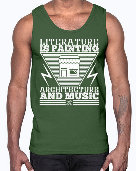 Literature is painting architecture and music Style 275#- architect- Cotton Tank