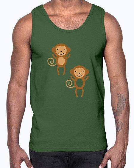 Little_monkeys_MF_5814- monkey- Cotton Tank