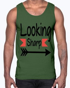 Looking Sharp 513#- general school- Cotton Tank