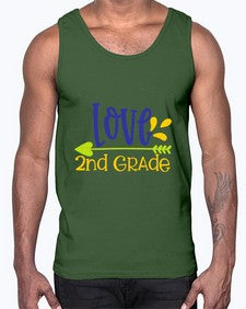 Lovesecond Grade 529#- second grade- Cotton Tank