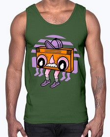 Low beat low life 161#- cartoon general- Cotton Tank