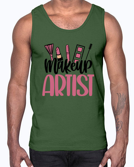 Makeup Artist Style 52#-makeup Cotton Tank