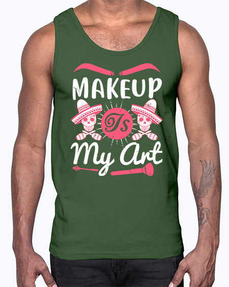 Makeup Is My Art Style 193#-makeup Cotton Tank