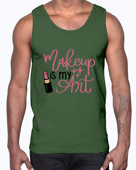 Makeup is my Art Style 47#-makeup Cotton Tank