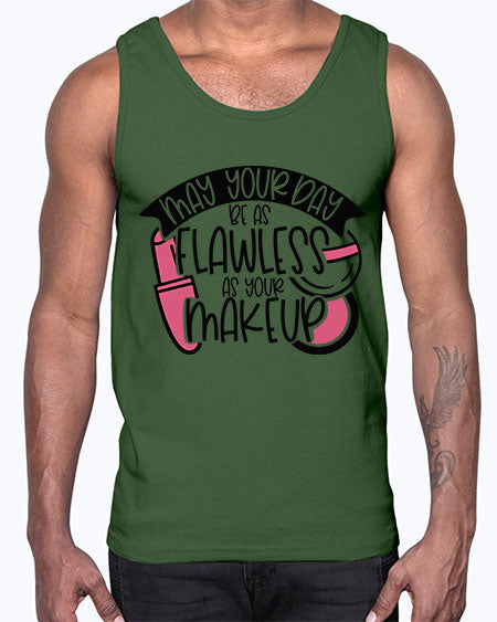May Your Day Be As Flawless As Your Makeup Style 38#-makeup Cotton Tank