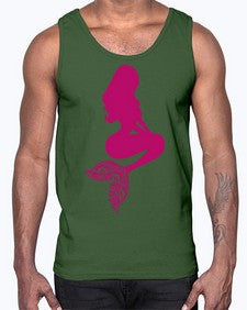 MermaidMandalaUpdated 933#- mandala- Cotton Tank