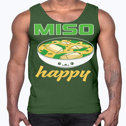 Miso Anime Japanese Food Lover 268#- anime- Cotton Tank