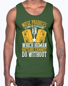 Music produces a kind of pleasure which human nature cannot do without 36#- dance2- Cotton Tank