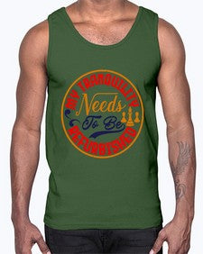 My tranquility needs to be refurbished 139#- chess- Cotton Tank