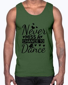Never miss a chance to dance 170#- ballet- Cotton Tank