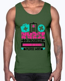Nurse In Progress Please Wait Style Style 1160#- nurse- Cotton Tank