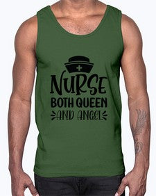 Nurse both queen and angel 1151#- nurse- Cotton Tank