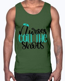 Nurses Call The Shots Style Style 1236#- nurse- Cotton Tank
