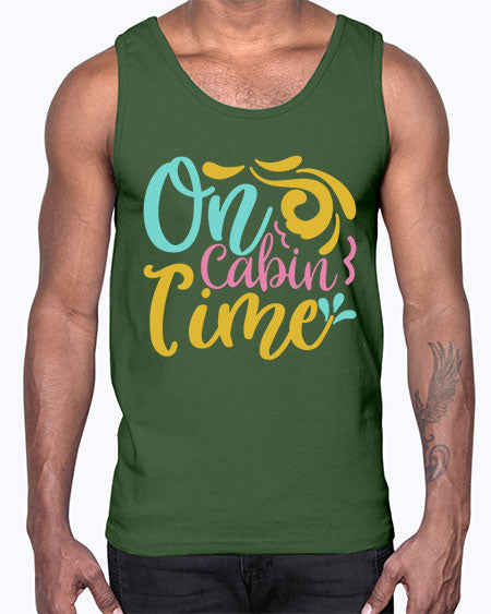 ON CABIN TIME Style 59#- summer- Cotton Tank