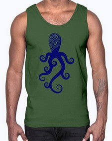OctopusMandalaPNG 960#- mandala- Cotton Tank