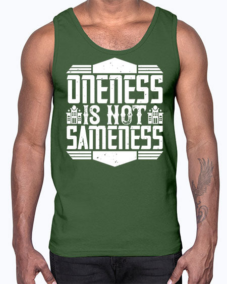 Oneness is not sameness Style 336#- architect- Cotton Tank