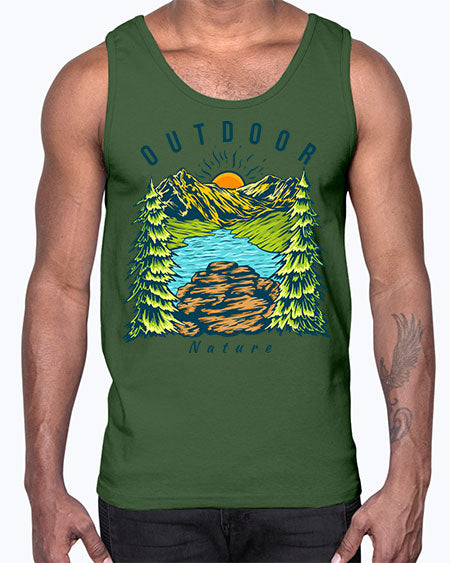 Outdoor Nature 17#- nature- Cotton Tank