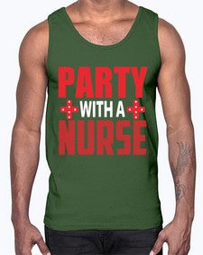Party with a nurse 1299#- nurse- Cotton Tank