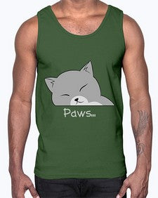Paws- cats- Cotton Tank