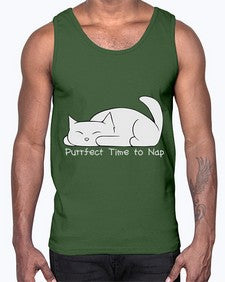 Perfect Time to Nap- cats- Cotton Tank