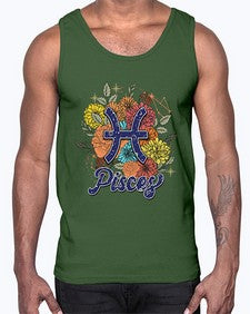 Pisces 129#- pisces- Cotton Tank