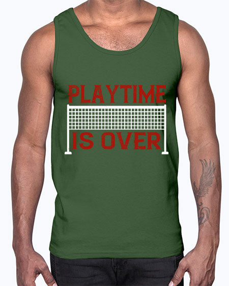 Playtime is over 1932#- badminton- Cotton Tank