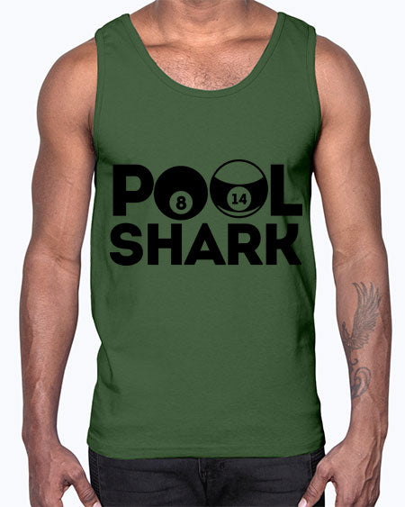 Pool shark 566#- billards- Cotton Tank