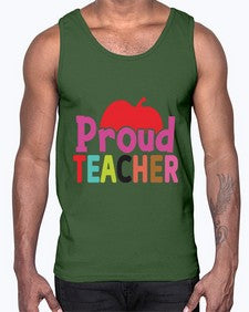 Proud Teacher 1341#- teacher- Cotton Tank