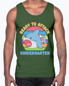 Ready to Attack Kindergarten 712#- kindergarten- Cotton Tank