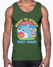 Ready to Attack first Grade 710#- first grade- Cotton Tank
