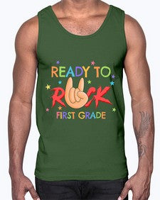 Ready to Rock first Grade 728#- first grade- Cotton Tank