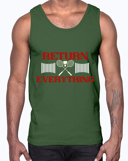 Return everything 1892#- badminton- Cotton Tank