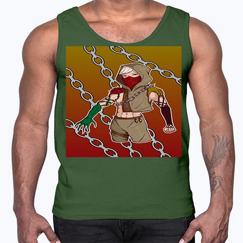 Rose and demon 75#- anime- Cotton Tank