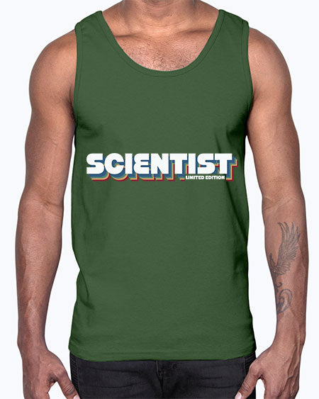 SCIENTISTFunnyJobLimitedEditionScientistSkinite Scientist Skinite 41#- general science- Cotton Tank