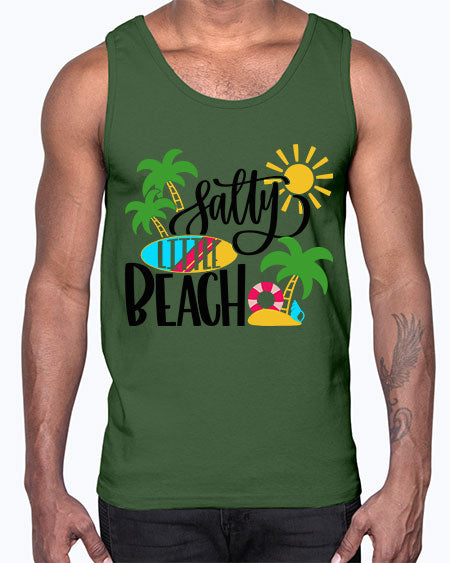 Satly Little Beach Style 26#- summer- Cotton Tank