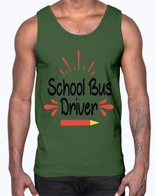 School Bus Driver 793#- graduation- Cotton Tank
