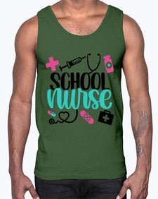 School Nurse Style Style 1378#- nurse- Cotton Tank