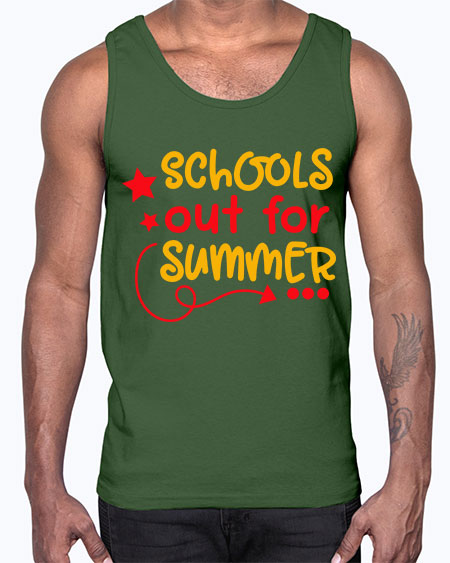 SchoolsOutSummer 83#- summer- Cotton Tank
