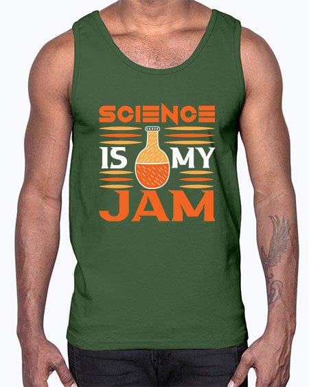 ScienceIsMyJamScience tshirt design ScienceIsMyJam Sciencetshirtdesign 49#- general science- Cotton Tank