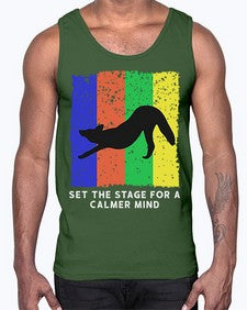 Set the Stage 515#- yoga- Cotton Tank