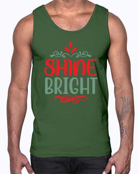 Shine Bright 141#-  fashion- Cotton Tank
