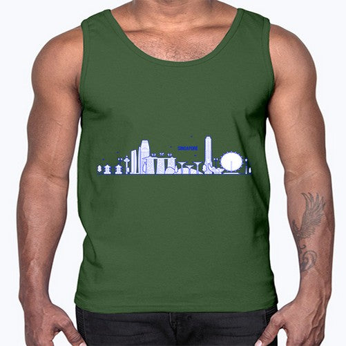 Singapore 1845#- cities- Cotton Tank