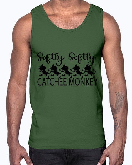 Softly softly catcher monkey - monkey- Cotton Tank