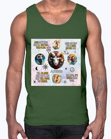 Straight Aries 469#- aries- Cotton Tank