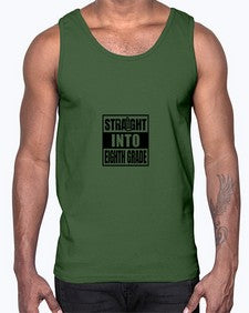 Straight into eighth grade 888#- eighth grade- Cotton Tank