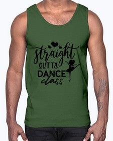 Straight outta dance class 188#- ballet- Cotton Tank