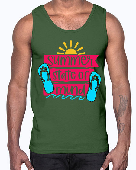 Summer State Of Mind Style 21#- summer- Cotton Tank